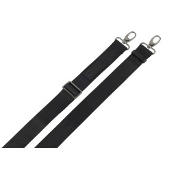 Сумка женская BUGATTI ЭЛЬЗА | ELSA, чёрная, воловья кожа/полиэстер, 32х13х22 см