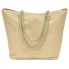 Сумка «Seaside» для шопинга и пляжа с широким дном, натуральный