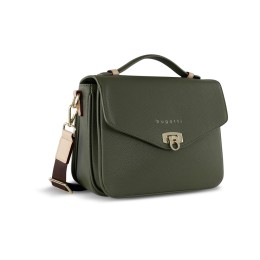 Сумка женская BUGATTI ЭЛЛА | ELLA, оливковая, полиуретан, 29х10х22 см