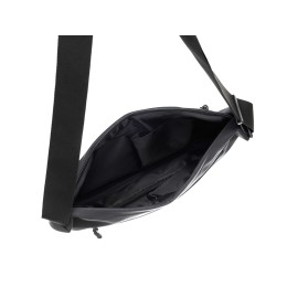 Сумка через плечо TORBER НОВА, черный, нейлон/полиэстер, 33 х 6 х 20 см
