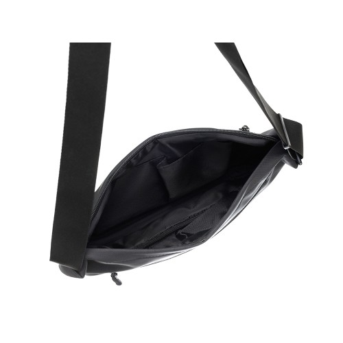 Сумка через плечо TORBER НОВА, черный, нейлон/полиэстер, 33 х 6 х 20 см