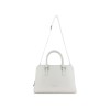 Сумка женская BUGATTI ЭЛЬЗА | ELSA, белая, воловья кожа/полиэстер, 32х13х22 см