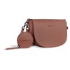 Сумка наплечная женская BUGATTI АЛМАТА | ALMATA, с кошельком, абрикосовая, полиуретан, 27х6х18,5 см