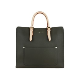 Сумка-шоппер BUGATTI ЭЛЛА | ELLA, оливковая, полиуретан, 37х12х31 см