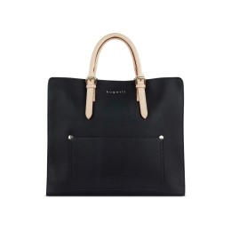 Сумка-шоппер BUGATTI ЭЛЛА | ELLA, черная, полиуретан, 37х12х31 см