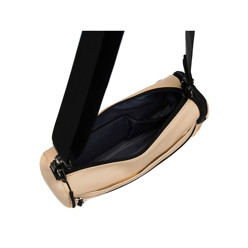 Сумка через плечо TORBER НОВА, бежевый, полиэстер, 25 х 17 х 9,5 см