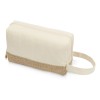 Косметичка "Jute" с ручкой из хлопка и джута, натуральный