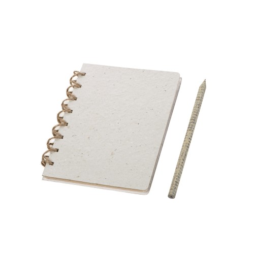 Живой блокнот с семенами цветов, А6, белый