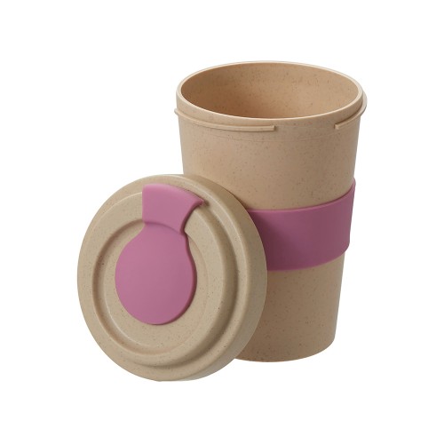 Стакан из пшеничного волокна «Flava», dust pink