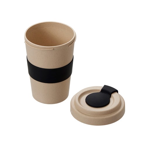 Стакан из пшеничного волокна «Flava», черный