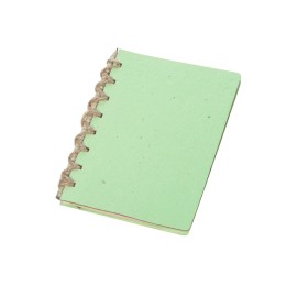 Живой блокнот с семенами цветов, А6, зеленое яблоко