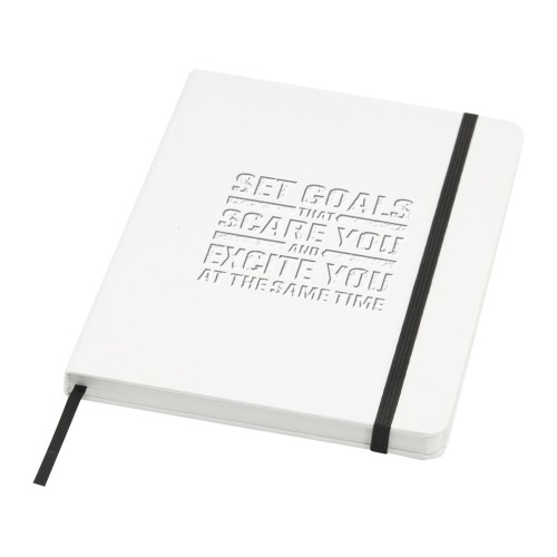 Holm блокнот формата А5 из каменной бумаги с линованными страницами - Белый