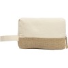 Косметичка "Jute" с ручкой из хлопка и джута, натуральный