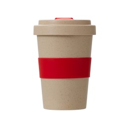 Стакан из пшеничного волокна «Flava», красный