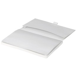 Блокнот из моющегося крафта и каменной бумаги А5 "Fleekstone", гибкая обложка, белый