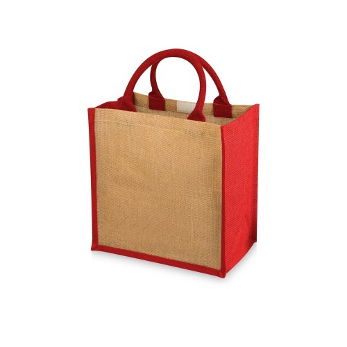 Сумка подарочная "Hindy", натуральный/красный