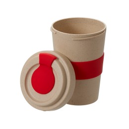Стакан из пшеничного волокна «Flava», красный