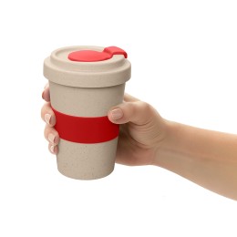 Стакан из пшеничного волокна «Flava», красный