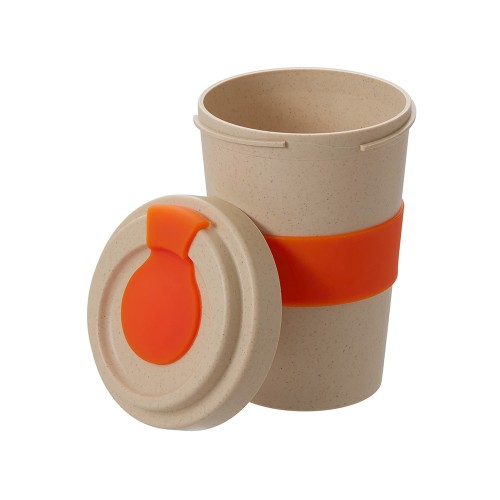 Стакан из пшеничного волокна «Flava», оранжевый 021C