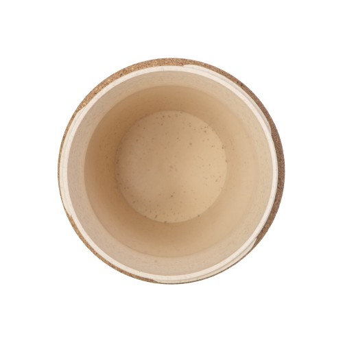 Стакан из пшеничного волокна с двойными стенками "Pino", красный