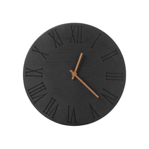Часы деревянные "Magnus", 28 см, черный