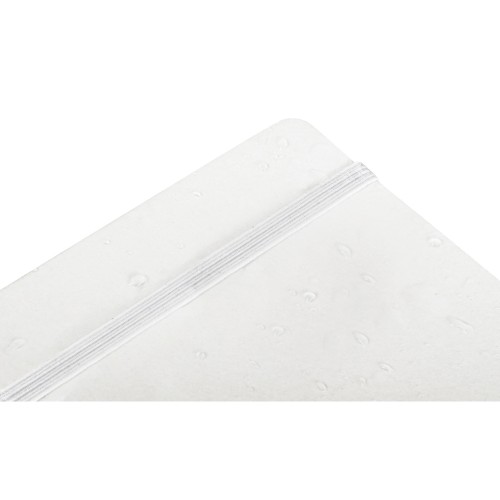 Блокнот из моющегося крафта и каменной бумаги А5 "Fleekstone", гибкая обложка, белый