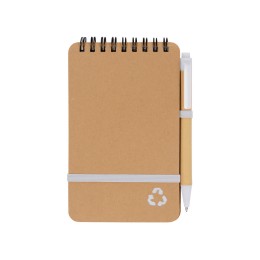 Набор канцелярский с блокнотом и ручкой "Masai", белый