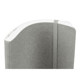 Блокнот из моющегося крафта и каменной бумаги А5 "Fleekstone", гибкая обложка, серый