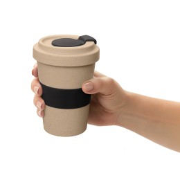 Стакан из пшеничного волокна «Flava», черный