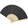 Carmen веер - сплошной черный
