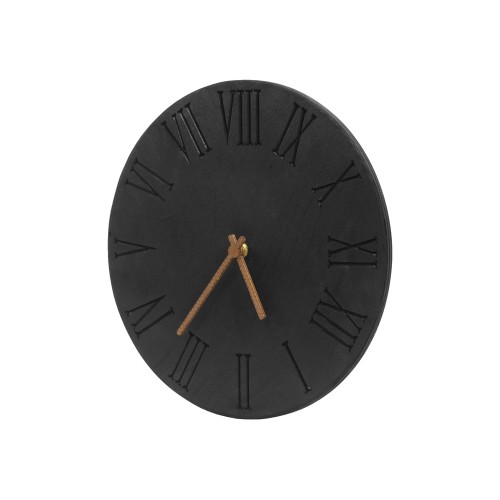 Часы деревянные "Magnus", 28 см, черный