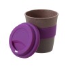 Стакан с силиконовой крышкой "Cafe", фиолетовый