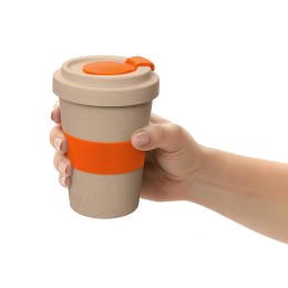 Стакан из пшеничного волокна «Flava», оранжевый 021C