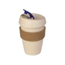 Стакан из пшеничного волокна с двойными стенками "Pino", синий