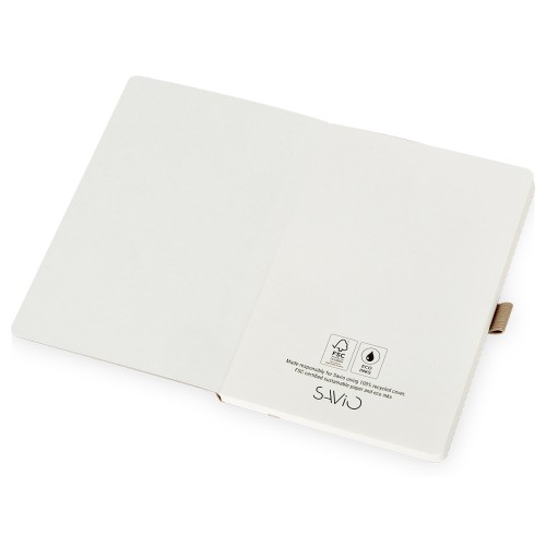 Блокнот "Sevilia Soft", гибкая обложка из крафта A5, 80 листов, крафтовый/бежевый