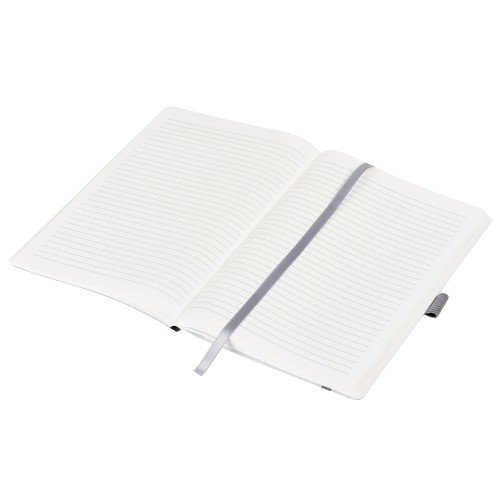 Блокнот из моющегося крафта и каменной бумаги А5 "Fleekstone", гибкая обложка, серый