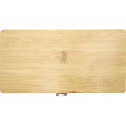 Набор инструментов Rivet из 19 предметов из бамбука/переработанной пластмассы - Натуральный