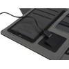 Органайзер с беспроводной зарядкой 5000 mAh "Powernote", светло-серый