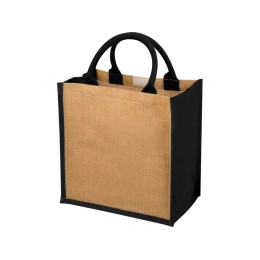 Сумка подарочная "Hindy", натуральный/черный