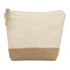 Косметичка "Jute" из хлопка и джута, натуральный
