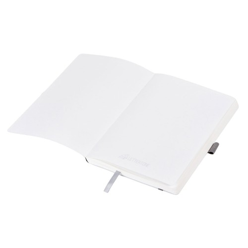 Блокнот из моющегося крафта и каменной бумаги А5 "Fleekstone", гибкая обложка, серый (Р)