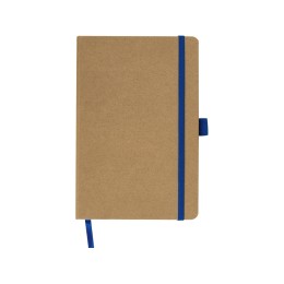 Блокнот "Sevilia Hard", твердая обложка из крафта A5, 80 листов, крафтовый/синий
