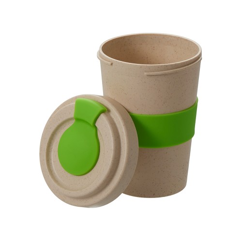 Стакан из пшеничного волокна «Flava», зеленое яблоко