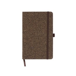 Блокнот из кофейных зерен А5 "Coffee notes", твердая обложка, 80 листов 70 гр/м2 белой бумаги, кофейный