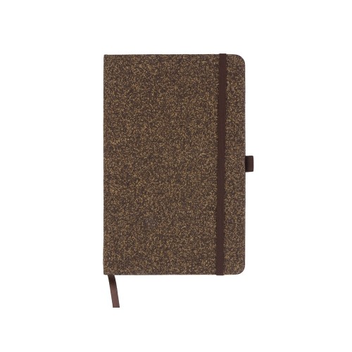 Блокнот из кофейных зерен А5 "Coffee notes", твердая обложка, 80 листов 70 гр/м2 белой бумаги, кофейный