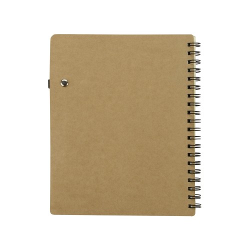 Блокнот "Дейзи" с ручкой, крафт/черный