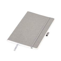 Блокнот из моющегося крафта и каменной бумаги А5 "Fleekstone", гибкая обложка, серый (Р)