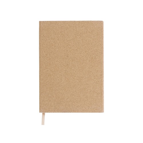 Блокнот из пробки А5 "Passiflora", твердая обложка, 80 листов 80 гр/м2 переработанной белой бумаги,