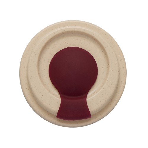 Стакан из пшеничного волокна «Flava», burgundy