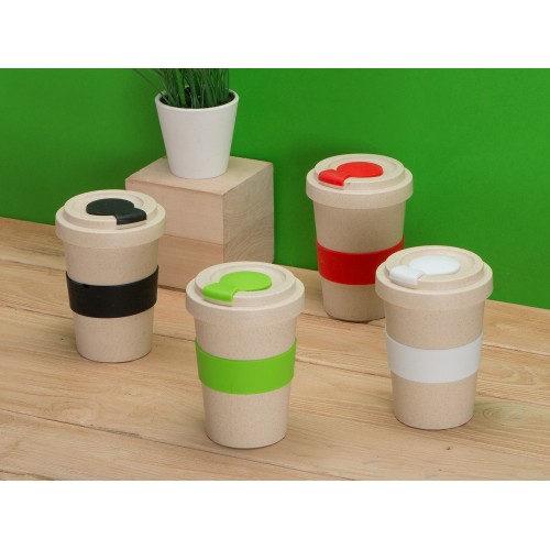 Стакан из пшеничного волокна «Flava», черный